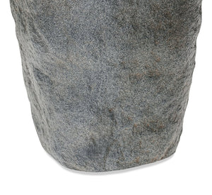 English Elm Polyresin Cast Stone Urn Planter Weathered Gray Finish Tall Outdoor Patio Garden N772P450043G