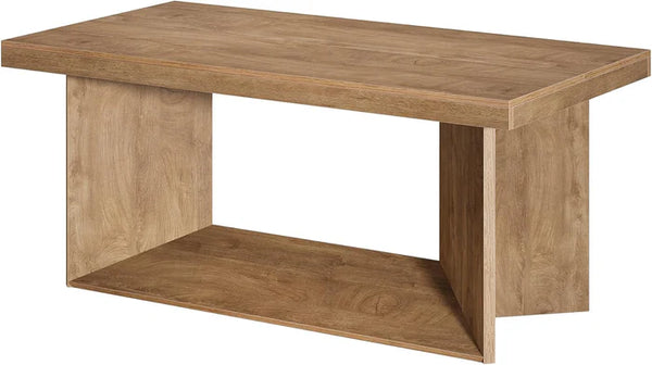 English Elm Bar Table Two Tier Industrial Metal Frame Open Shelf Home Kitchen Entertaining Stand T3971P459020
