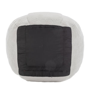 English Elm Bean Bag Chair With Memory Foam - Plush Teddy Upholstery For Cozy Relaxation In Any Space! W2200P247712