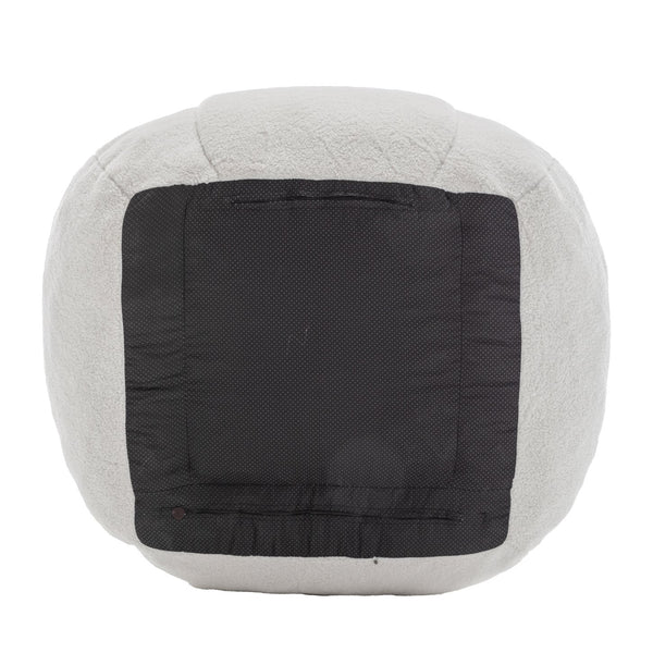 English Elm Bean Bag Chair With Memory Foam - Plush Teddy Upholstery For Cozy Relaxation In Any Space! W2200P247712