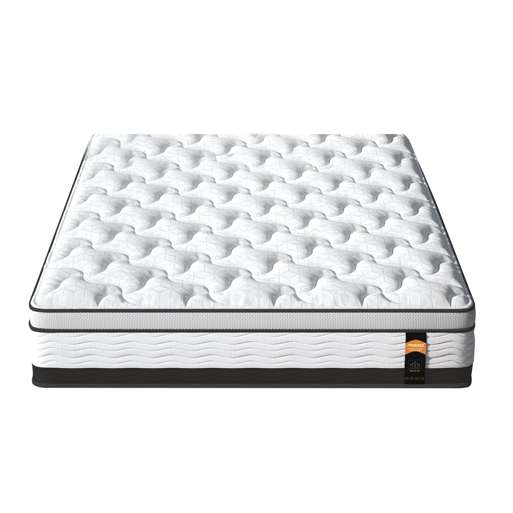English Elm 14 Inch Full Hybrid Mattress Gel Foam Pocket Coils Medium Firm Sleep Support B2716P329689