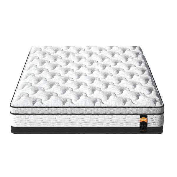 English Elm 14 Inch Full Hybrid Mattress Gel Foam Pocket Coils Medium Firm Sleep Support B2716P329689