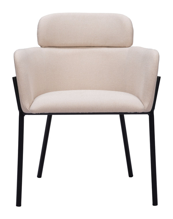 Bremor Dining Chair - Set of 2 Beige 110172 Zuo Modern