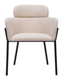 Bremor Dining Chair - Set of 2 Beige 110172 Zuo Modern