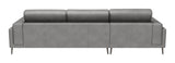 Bliss LAF Chaise Sectional Gray 110373 Zuo Modern