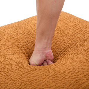 English Elm UNITED Modular 6-Seat Sectional Sofa with Removable Ottoman, Storage Compartments, Convertible Comfort Orange W1568S00246