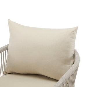 English Elm Christopher Knight Home® - [Set Of 2] Modern Beige Curved Aluminum Lounge Chairs With Plush Cushions For Outdoor Comfort N767P237033B_2