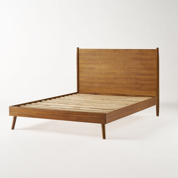English Elm Christopher Knight Home® - Cohron Solid Wood Platform Bed - Modern Cal King Bed In Hand-Finished Acacia For Lasting Comfort 67062.00-CK-H_67062.00-CK-P
