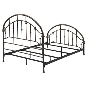 English Elm Juneau Dark Bronze Full Metal Bed Frame - Vintage Victorian Elegance For Timeless Bedroom Style B062P346519