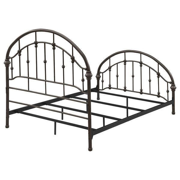 English Elm Juneau Dark Bronze Full Metal Bed Frame - Vintage Victorian Elegance For Timeless Bedroom Style B062P346519