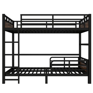 English Elm Twin Xl Solid Pine Loft Bed with Built-in Led Lighting and Storage Shelves Vintage,Wood W1580S00443