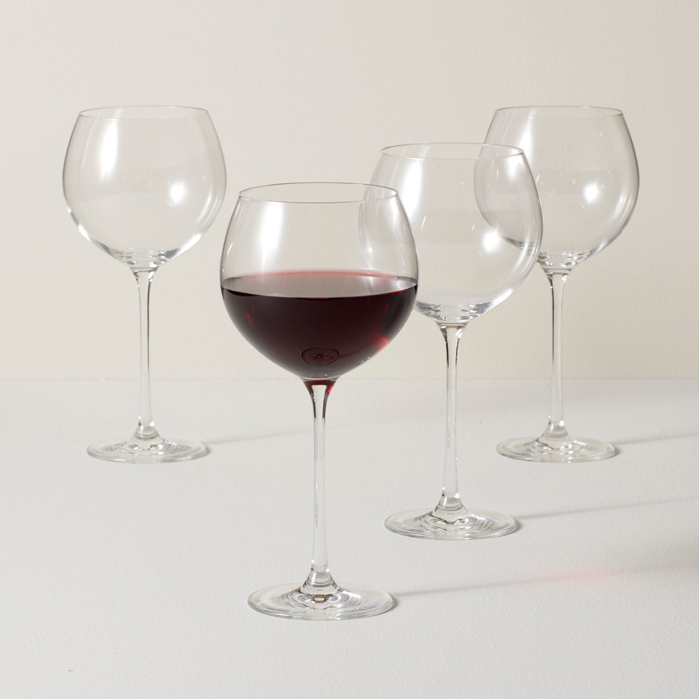 Lenox Tuscany Classics 4-Piece Beaujolais Wine Glass Set Clear, NO COLOR GLASS,CRYSTAL 6099808