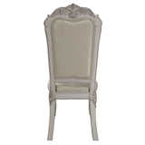 English Elm Ivory and Bone White Tufted Side Chair (Set Of 2)