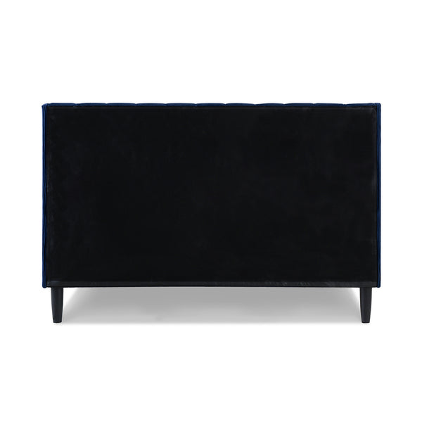 English Elm Aspen Channel Tufted Velvet Platform Bed Birch Frame Glam Bedroom Queen B2719P238504