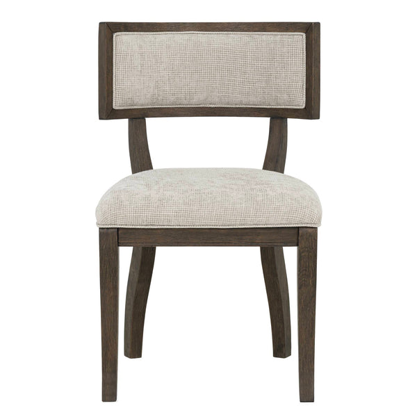 English Elm Marie Upholstered Dining Chairs Set of 2 - Solid Rubberwood Frame, Aged Brown Oak Legs, Plush Seat Comfort B035P341163