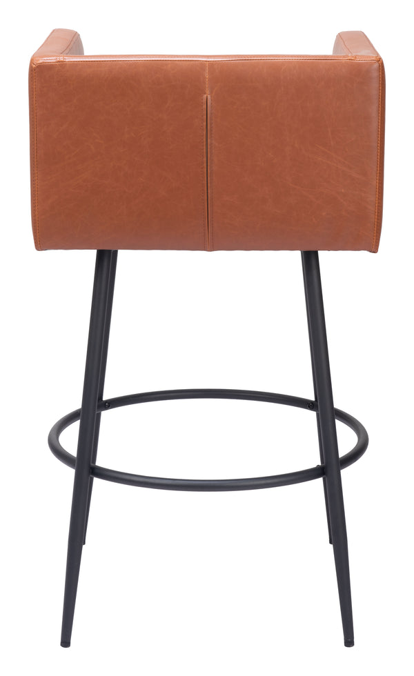 Horbat Barstool - Set of 2 Brown 109947 Zuo Modern