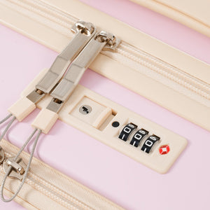 English Elm Front Access Hardside 3 Piece Travel Set with Usb Port Spinner Wheels and Tsa Lock Pink N732P326130U