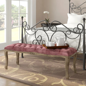 Christopher Knight Home® - Noble House - Tassia Traditional Button Tufted Velvet Bench