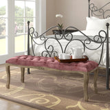 Christopher Knight Home® Tassia Velvet Bench - Luxurious Button Tufted Design