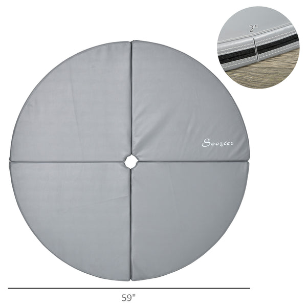 English Elm Soozier Foldable Pole Dance Mat with High Density Foam Core for Home Fitness W2225P200438