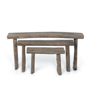 Park Hill Reclaimed Wood Nesting Tables - Set of 3 EFT16002