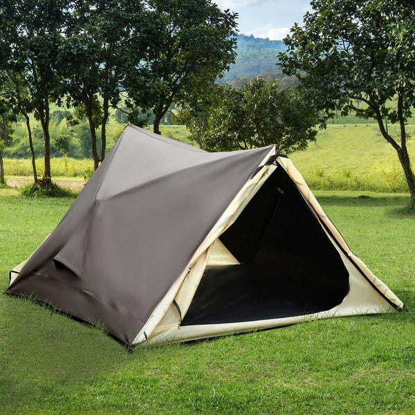 English Elm Outsunny Pop up Tent for 3 Waterproof Instant Setup Beach Camping with Rainfly W2225P217037