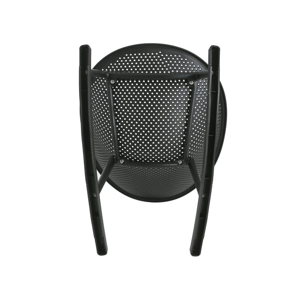English Elm Christopher Knight Home® - Gable Weather-Resistant Rocking Chair Set of 2 — Durable Polypropylene Resin, Easy-Maintenance Outdoor Seating Black N775P176710B