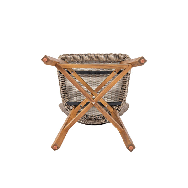 English Elm Christopher Knight Home® - Lymington Outdoor Bar Stool Set of 2 — Durable Acacia & Wicker Craft, Ergonomic 105° Backrest Comfort Light Brown,Teak N775P278094B