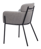 Bremor Dining Chair - Set of 2 Slate Gray 110171 Zuo Modern