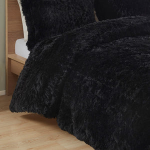 English Elm King/Cal Shaggy Long Fur Comforter Mini Set – Plush Faux Fur Reversible Comforter with Fluffy Shams, Cozy King/Cal Bedding B03595935