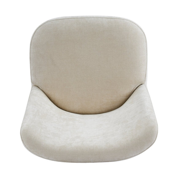 English Elm Indoor Upholstered Chenille Dining Chairs Set of 2 with High Back Rubberwood Base N779P370771B
