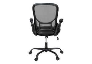 English Elm Office Swivel Chair Breathable Mesh Back Flip up Arms Pneumatic Height Adjustment B2710P461917