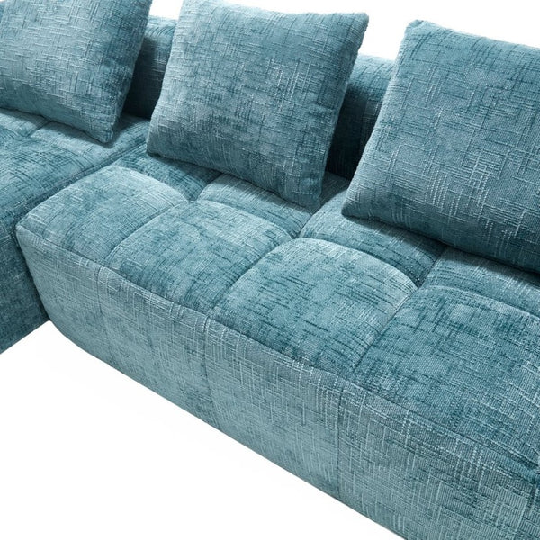 English Elm United We Win 98.42-Inch Modern Modular L-Shaped Sectional Sofa With Chaise & Smart Side Pockets W1568S00145-GIGA