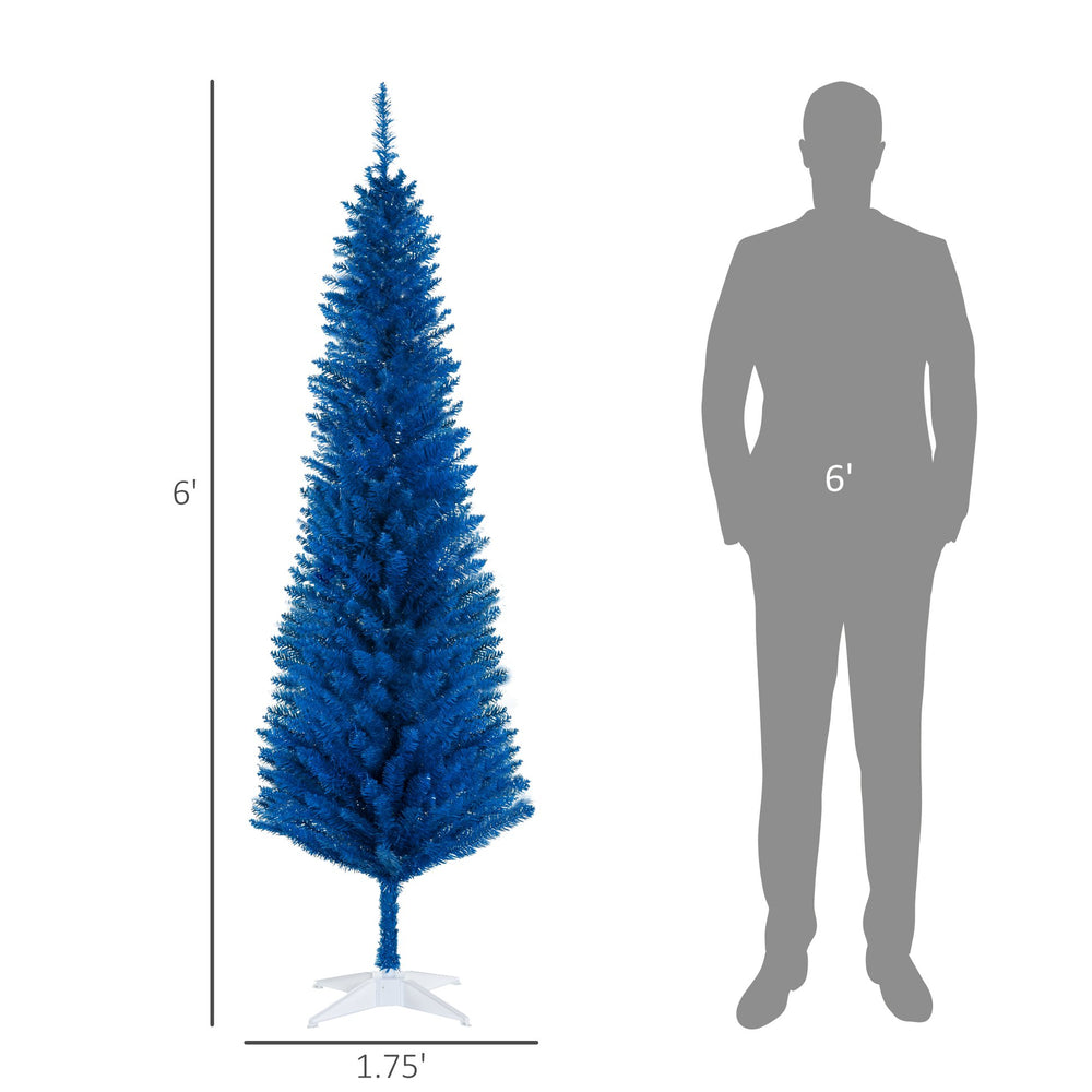 English Elm Snow Flocked Pink Pencil Artificial Christmas Tree for Entryway or Bedroom Corner T3971P415266