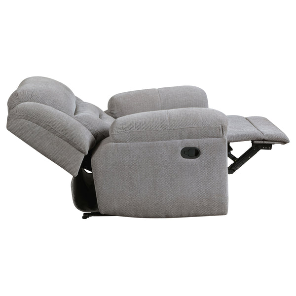 English Elm Sebring Chenille Glider Recliner with Pillowtop Arms for Living Room Comfort B062P441331
