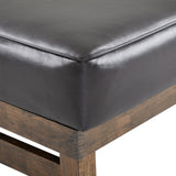 Christopher Knight Home® - Noble House - - Modern Cocktail Ottoman With Wood Frame