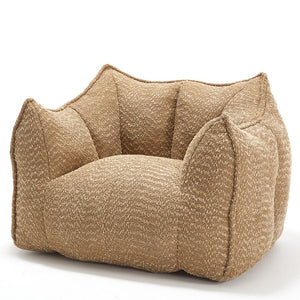 English Elm Sofa plush beanbag chair with superfiber cover and resilient foam filling for ultimate home comfort and relaxation Coffee W1996P252265
