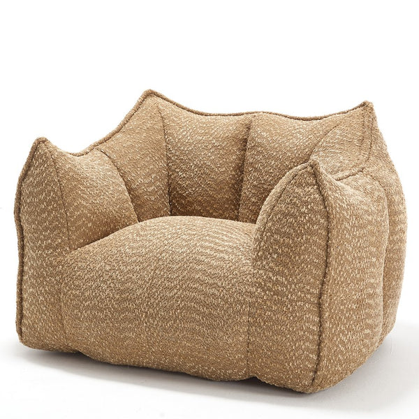 English Elm Sofa plush beanbag chair with superfiber cover and resilient foam filling for ultimate home comfort and relaxation Coffee W1996P252265