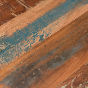 English Elm Christopher Knight Home® - CARVED Recycled Wood Side Table in Natural Finish with Distressed Paint, Drawer & Cabinet Storage 66416.00