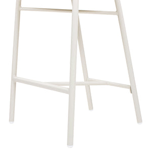 English Elm Jennifer Taylor Home - Santorini 28" Wicker Back Bar Stool Set Of 2 - Wheat Beige, Weather-Resistant, Stylish Comfort B2719P308009