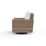 Havana Swivel Club Rocker in Canvas Flax w/ Self Welt SW1701-21SR-FX-STKIT Sunset West