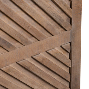 Crestview Collection Rustic Mango Wood Chest - Stylish Geometric Design With Chevron Drawers For Elegant Storage Solutions Brown Solid Wood Cvfnr4245