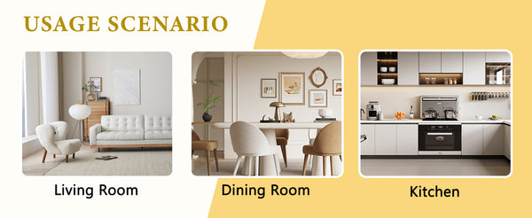 English Elm Marble Glass Top Dining Set with Gold Stainless Base and Four Pu Leather Chairs Golden,White W2920S00092