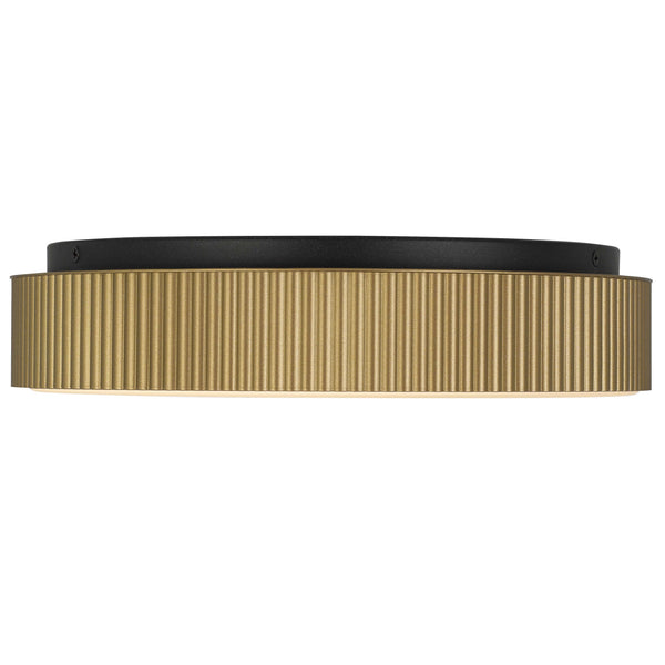 English Elm 13 Inch Matte Led Flush Mount Dimmable Ceiling Light for Bedroom Hall or Kitchen Antique Brass B370P421876