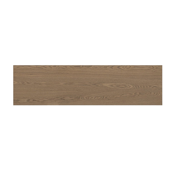 English Elm U_Style Modern Console Table With Unique Round Hollow Legs - Fraxinus Mandschurica Wood Veneer Design N711P205931N-GIGA