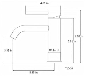 English Elm Single Handle Bathroom Faucet - Matte Black Stainless Steel Lavatory Faucet For Modern Spaces P2 T3177P388139-GIGA