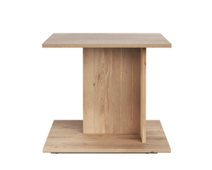 Sunpan Madsen Rustic Oak Side Table - Handcrafted End Table with Natural Variations for Unique Charm