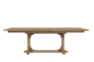 English Elm Counter Elm Veneer Table with Turned Legs and Drawer, Warm Finish, Open Shelf & Metal Rail Beige 69 L x 27.5 W x 10.5 H B2699S00093