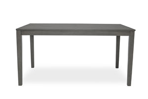 English Elm Beautiful 6Pc Dining Set with Bench and 4 Chairs, Solid Wood 60" Table, Under-Table Storage Shelves B011P284417