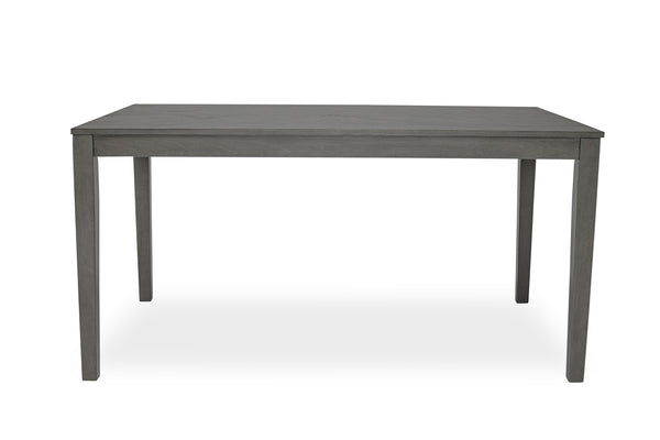 English Elm Beautiful 6Pc Dining Set with Bench and 4 Chairs, Solid Wood 60" Table, Under-Table Storage Shelves B011P284417